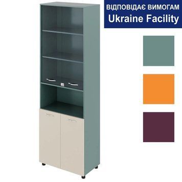 Шафа зі склом Color 7872 фото